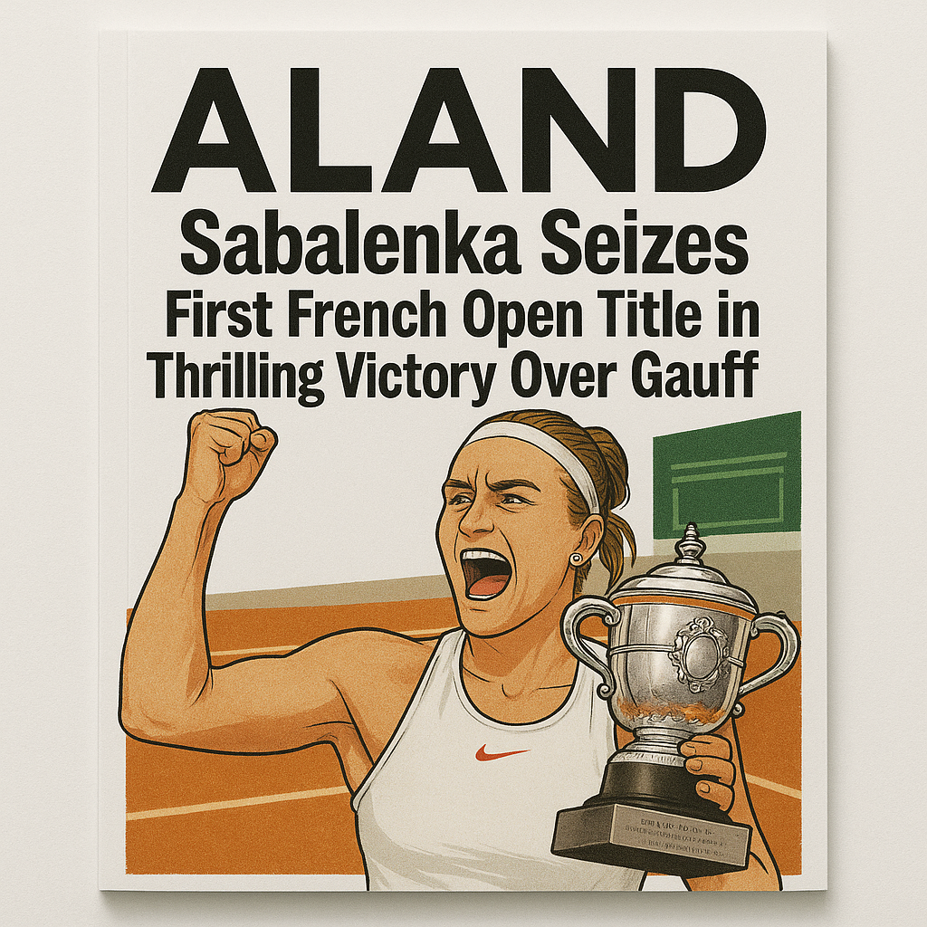 Sabalenka Celebrates French Open 2025 Victory